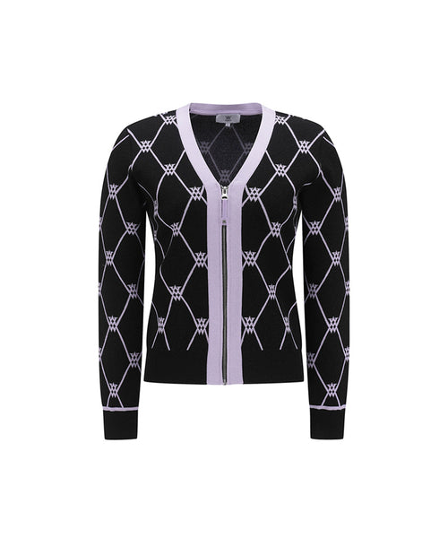 ANEW Golf:  Women Monogram Logo Entrasia Cardigan